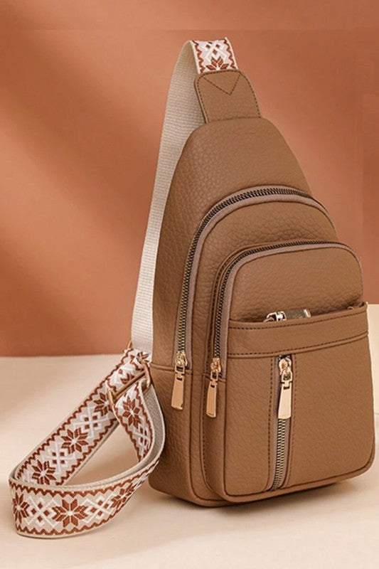 Camel crossbody