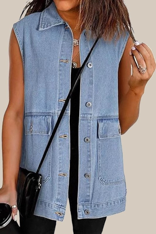 Denim vest