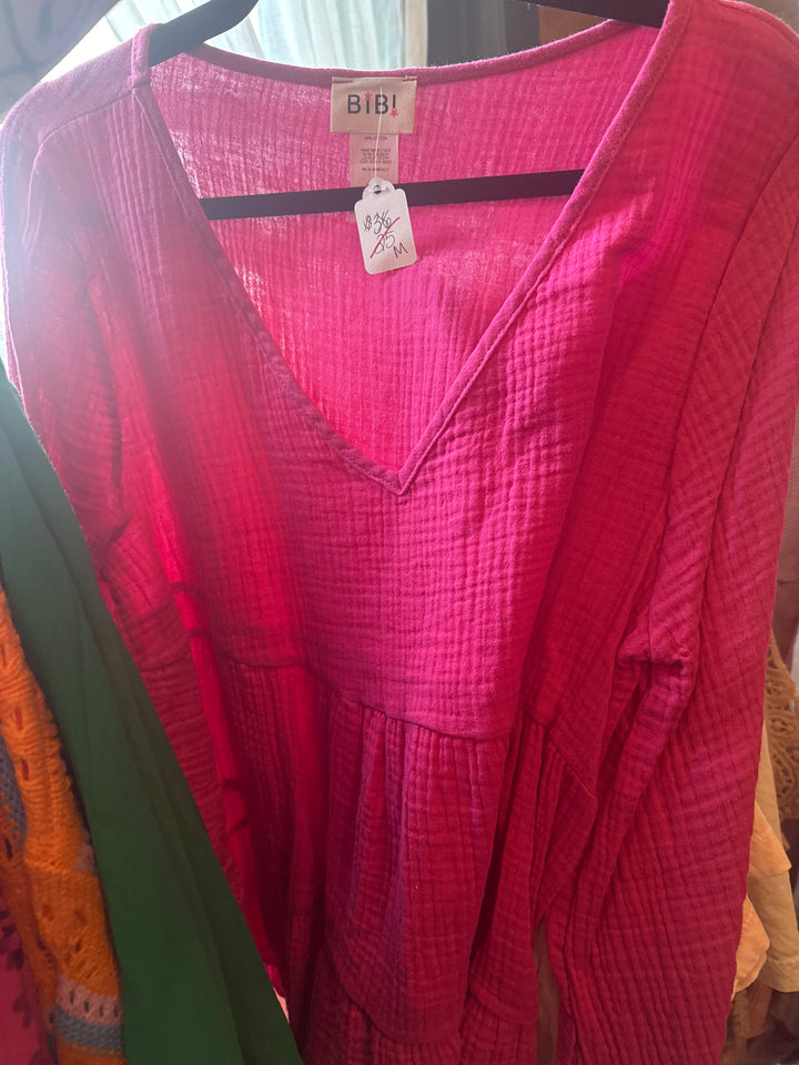 Pink fuchsia top