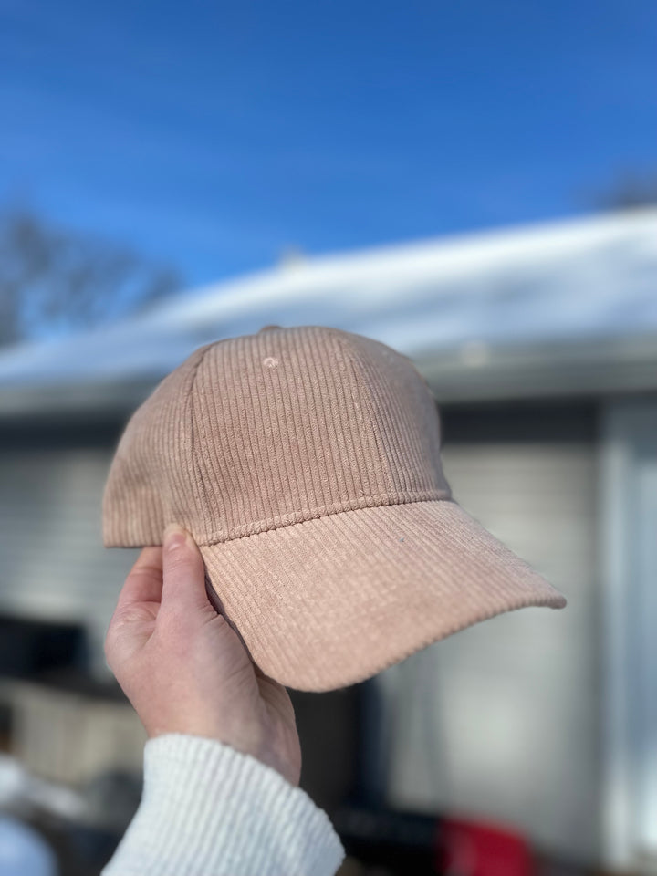 Tan Ribbed Hat