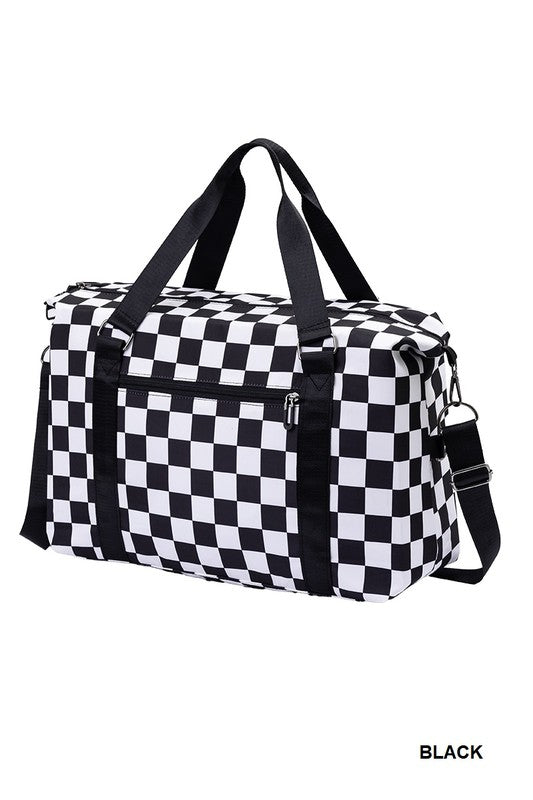 Checkered Duffle