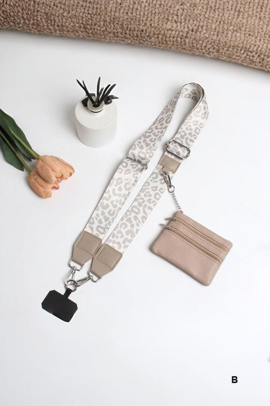 Clip n Go Crossbody Phone Strap & Wallet