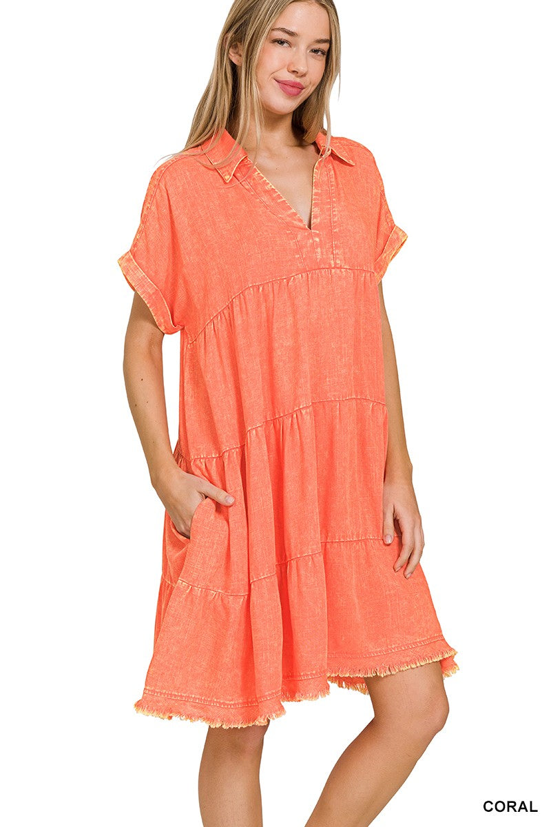 Washed Linen dress