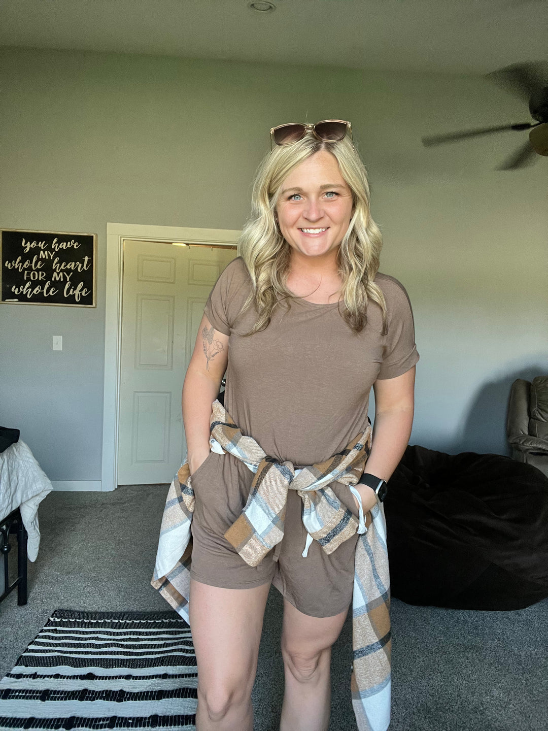 Mocha Romper