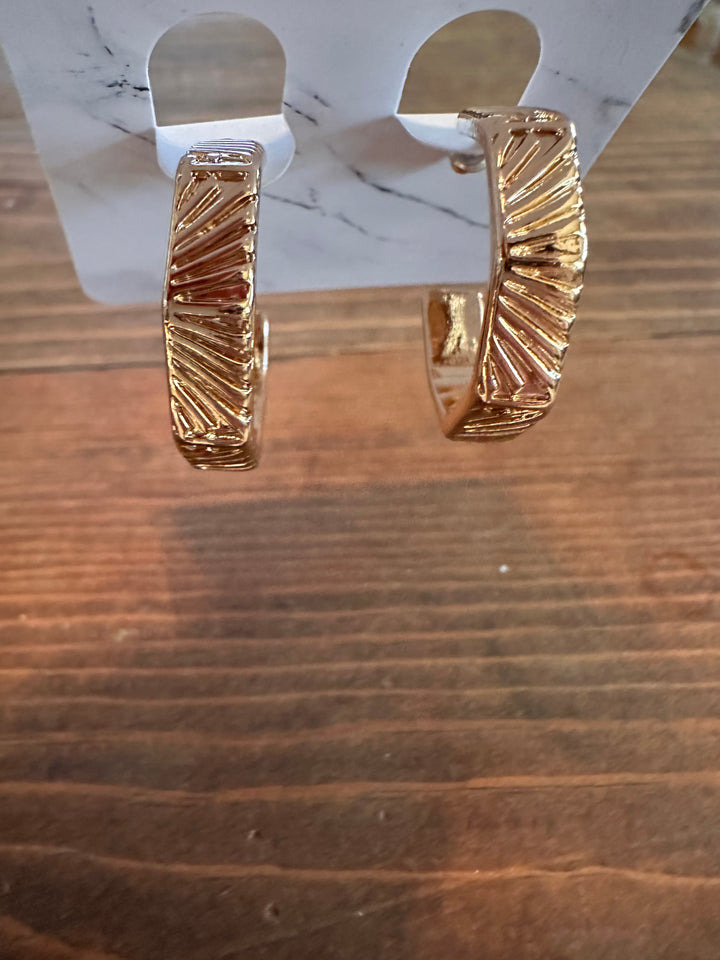 Gold Hoop Earrings