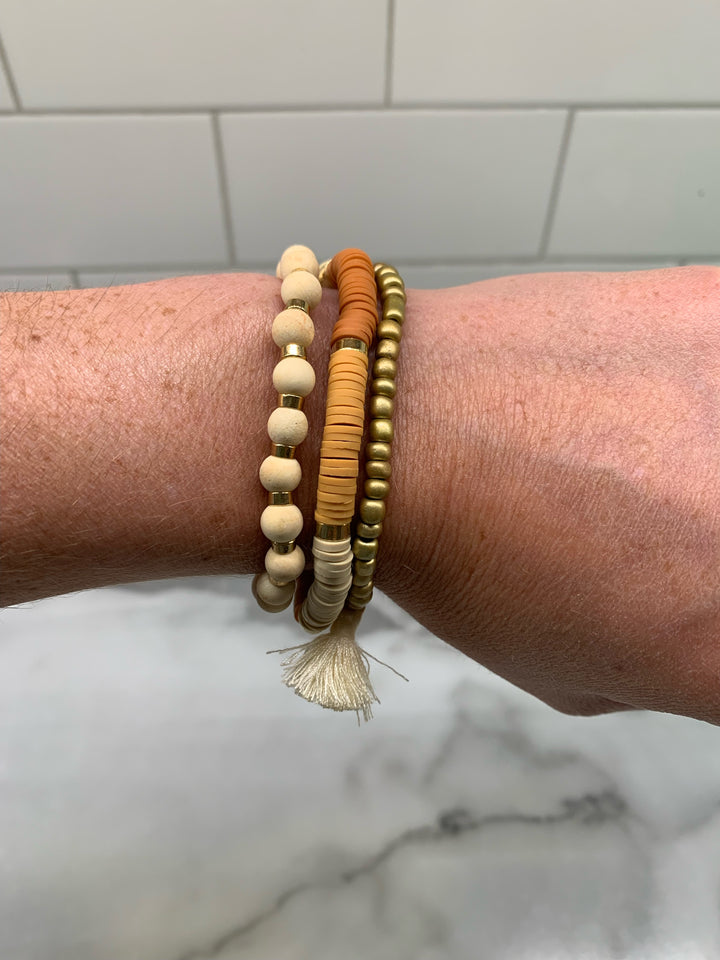 Pumpkin spice Bracelet stacks