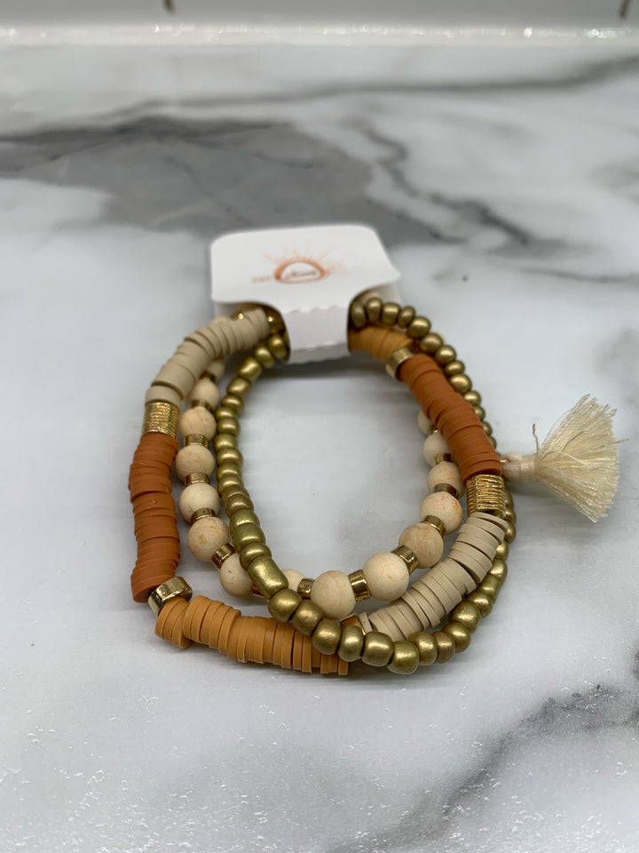 Pumpkin spice Bracelet stacks