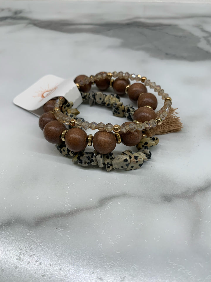 Gossip girl bracelet stack