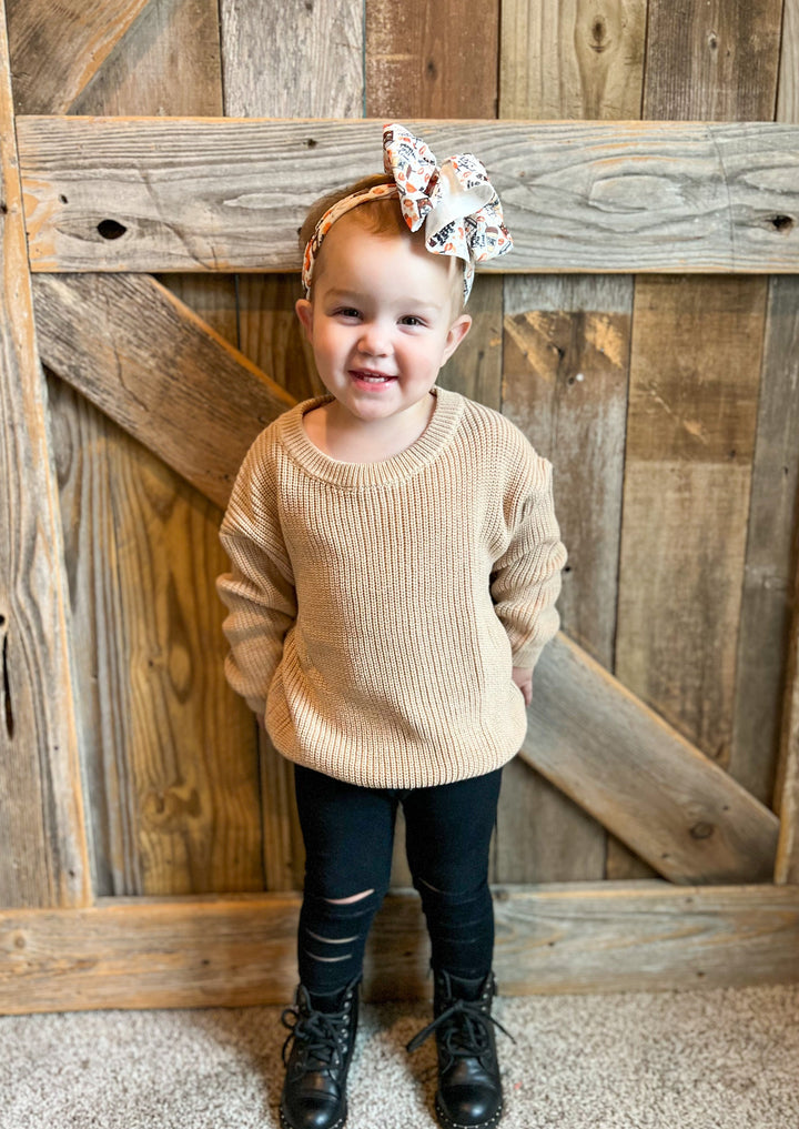 Girls Chunky Knit Sweater